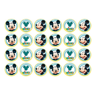 Mickey Mouse Edible Icing Cupcake Images | Mickey Mouse Party Supplies NZ