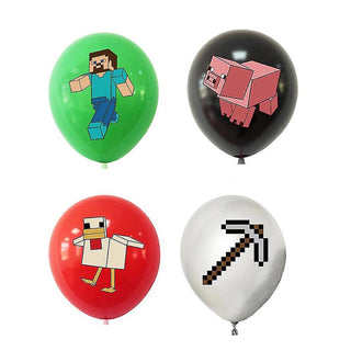 Minecraft Balloons - 8 Pkt