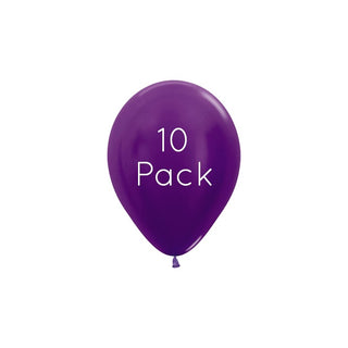 Sempertex | Metallic Purple Violet Mini Balloons | Purple Party Supplies NZ
