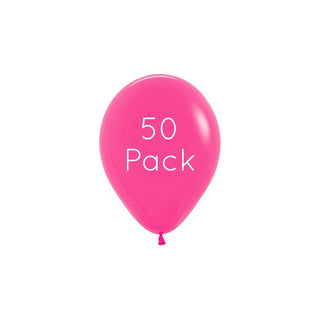 Raspberry Fuchsia Mini Balloons - 50 Pkt