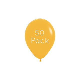 Mustard Mini Balloons - 50 Pkt