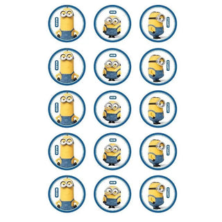 Minions Edible Cupcake Images