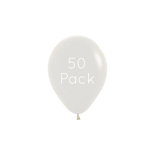 Pastel Dusk Cream Mini Balloons - 50 Pkt