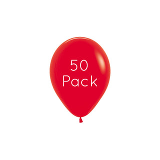 Sempertex | Red Mini Balloons 50 Pack | Red Party Supplies NZ