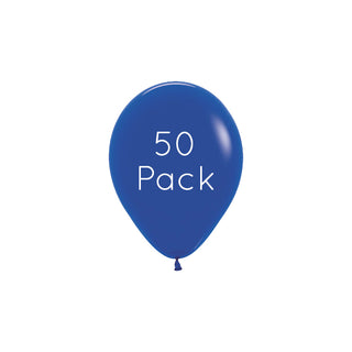 Royal Blue Mini Balloons - 50 Pkt