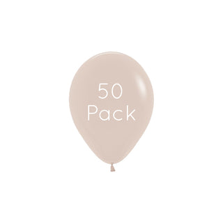 Sempertex | White Sand Mini Balloons | Neutral Party Supplies NZ