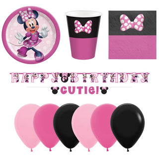 Minnie Mouse Party Essentials for 8 | Minnie Mouse Party Supplies NZ