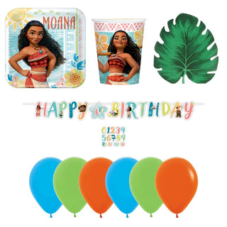 Moana Party Essentials Pack for 8 - $44.95 VALUE
