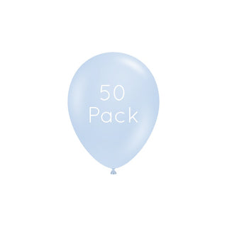 Monet Mini Balloons | Monet Balloons 50 Pack | Blue Balloons | Bulk Latex Balloons | Bulk Pack Blue Balloons