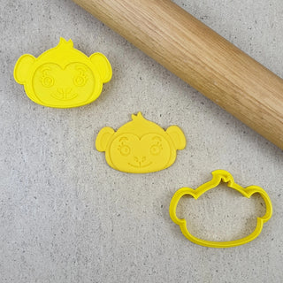 Monkey Cookie Cutter & Debosser Set