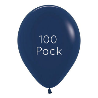 Navy Blue Balloons - 100 Pkt