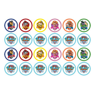 Paw Patrol Characters Edible Icing Cupcake Images | Paw Patrol Party Supplies NZ