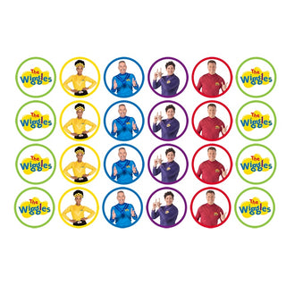 The Wiggles Edible Icing Cupcake Images