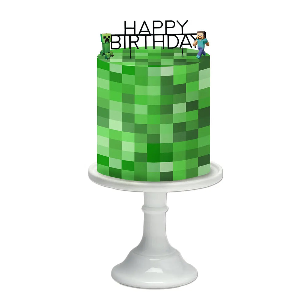 Minecraft Edible Cake Wrap NZ – Build a Birthday NZ