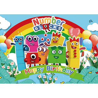 Numberblocks Edible Icing Cake Image Rectangle | Numberblocks Party Supplies NZ