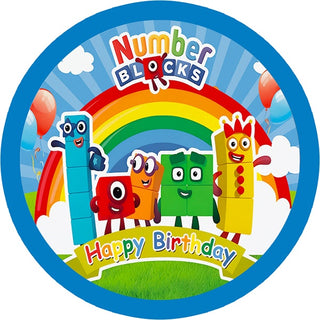 Numberblocks Edible Icing Cake Image | Numberblocks Party Supplies NZ