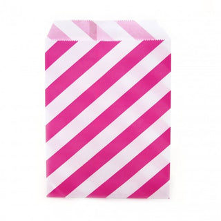 Barbie Pink Striped Party Bag  - 12 Pkt