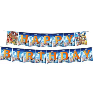 One Piece Happy Birthday Banner