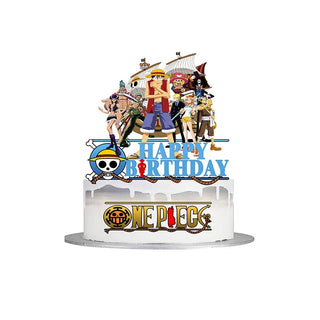 One Piece Happy Birthday Cake Topper