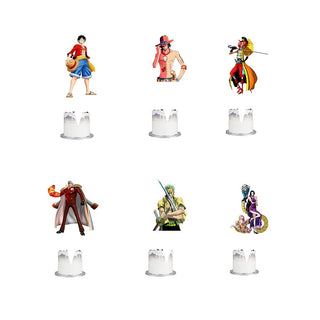 One Piece Cupcake Toppers - 12 Pkt