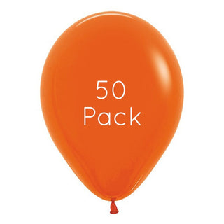 Orange Balloons - 50 Pkt