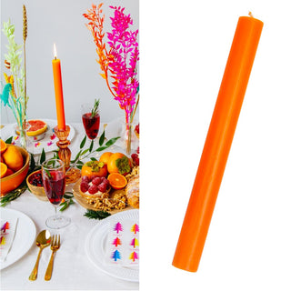 Orange Boho Dinner Candle