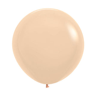 Sempertex | Giant 60cm Pastel Matte Malibu Peach Balloon | Peach Party Supplies NZ