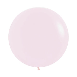 Giant Pastel Matte Pink Balloon - 60cm