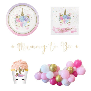Pastel Unicorn Baby Shower Pack