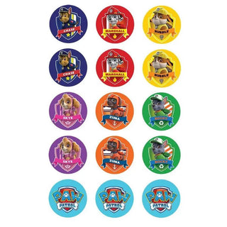 Paw Patrol Characters Edible Cupcake Images