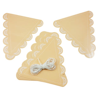 Peach Doily Bunting | Doily Bunting | NZ Party Supplies |
