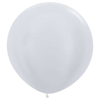 Giant Pearl White Balloon - 90cm LAST ONE