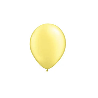 Pearl Lemon Chiffon Mini Balloons - 10 Pkt