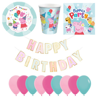 Peppa Pig Party Essentials Pack for 8