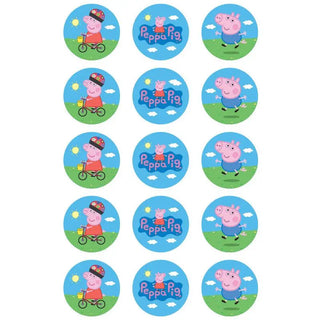 Peppa Pig Edible Cupcake Images