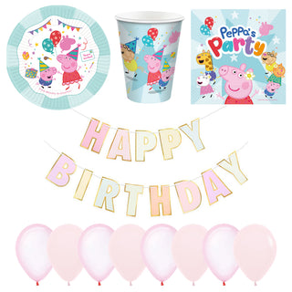 Peppa Pig Party Essentials Pack for 8