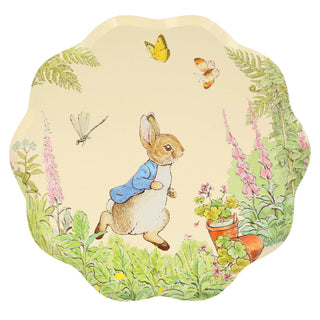 Meri Meri Peter Rabbit In The Garden Plates - Banquet 8 Pkt