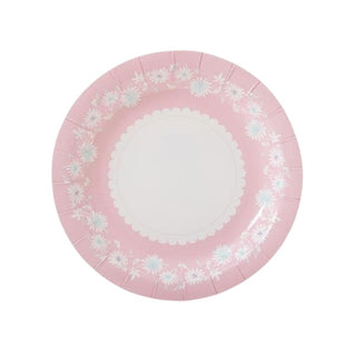 Pink Daisy Chain Plates | Daisy Chain Plates | NZ Party Supplies |