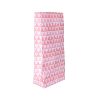 Pink Geo Treat Bags | Pink Treat Bags | Geo Treat Bags | NZ Party Supplies |