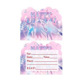 Pink KPop Demon Hunters Huntrix Invitations | KPop Demon Hunters Party Supplies NZ