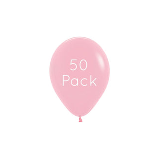 Pink Mini Balloons - 50 Pkt