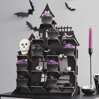 Ginger Ray Haunted House Halloween Treat Stand |Ginger Ray Halloween Treat Stand | Haunted House Halloween Treat Stand | House Halloween Treat Stand | NZ Party Supplies |