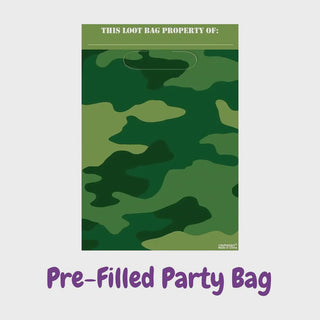 Pre filled party bags | Army Party Supplies NZ