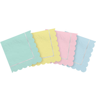 Pretty Pastels Napkins - Beverage | Pastel Party Supplies NZ