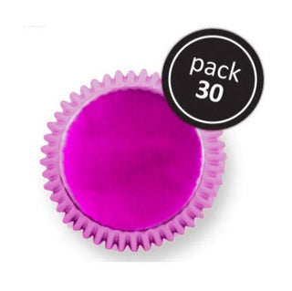 Metallic Purple Cupcake Cases | Purple Party Supplies NZ