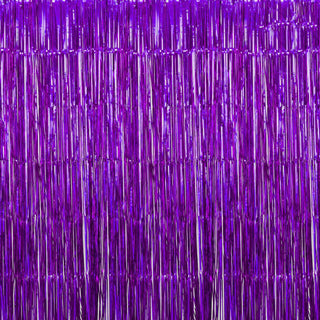 Purple Foil Backdrop Curtain | Purple Party Supplies NZ