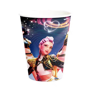 Purple KPop Demon Hunters Cups | KPop Demon Hunters Party Supplies NZ