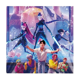Purple KPop Demon Hunters Plates | KPop Demon Hunters Party Supplies NZ