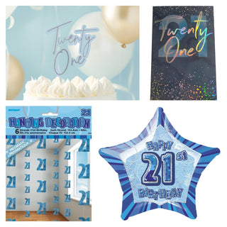 Blue 21st Party Pack | Blue 21st Party NZ