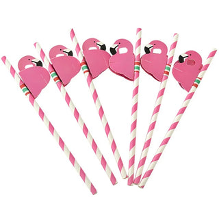 Flamingo Straws | Hawaiian Luau Party Supplies NZ
